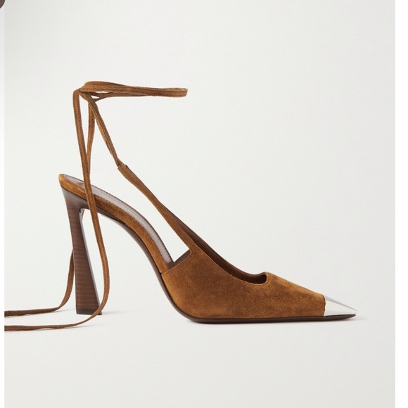 Saint Laurent Shoes - Saint Laurent Blade suede pumps. Brand new. 38.5